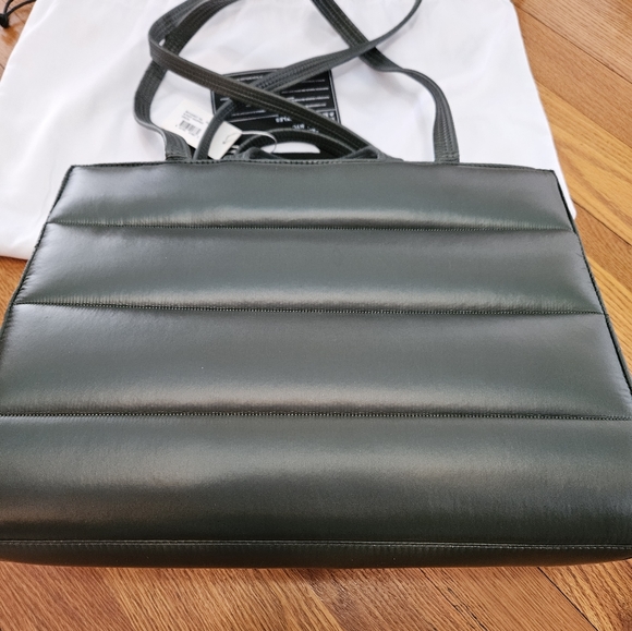 Telfar Moose Knuckles Army Green Puffer Medium Shopping Bag - Picture 7 of 8